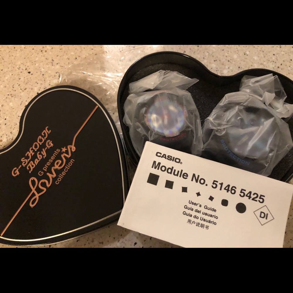 Baby G-Shock couple Set.  Last Set. Price is firm